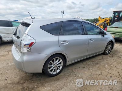 Trzecie zdjęcie samochodu z tyłu: 2014 TOYOTA PRIUS V FIVE VIN:JTDZN3EU8EJ012047 - miniatura