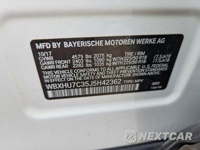 Zdjęcie 13 z 13 samochodu: 2018 BMW X1 SDRIVE28I VIN:WBXHU7C35J5H42362 - miniatura