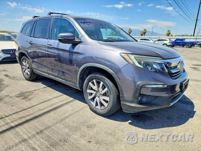 Czwarte zdjęcie samochodu z boku: 2020 HONDA PILOT EXL VIN:5FNYF5H59LB022843 - miniatura