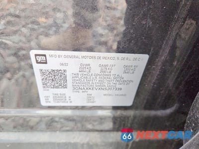 Zdjęcie 13 z 13 samochodu: 2022 CHEVROLET EQUINOX LT VIN:3GNAXKEVXNS207339 - miniatura