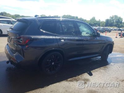 Trzecie zdjęcie samochodu z tyłu: 2022 BMW X3 M40I VIN:5UX83DP06N9M62782 - miniatura