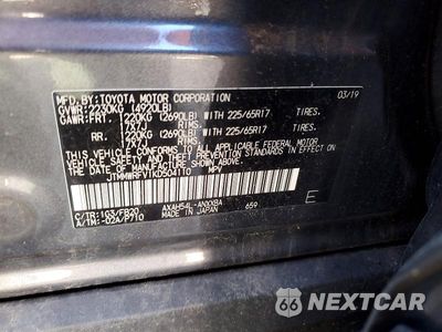 Zdjęcie 13 z 13 samochodu: 2019 TOYOTA RAV4 LE VIN:JTMMWRFV1KD504110 - miniatura