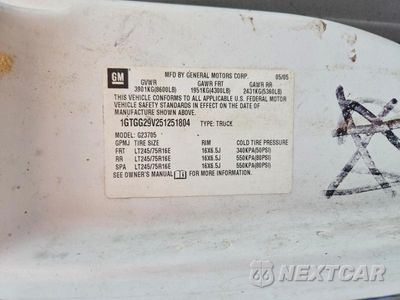 Zdjęcie 13 z 13 samochodu: 2005 GMC SAVANA G2500 VIN:1GTGG29V251251804 - miniatura