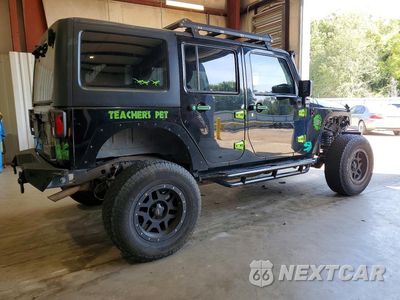 Trzecie zdjęcie samochodu z tyłu: 2018 JEEP WRANGLER UNLIMITED SPORT VIN:1C4BJWDG4JL822543 - miniatura
