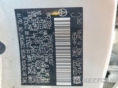 Zdjęcie 12 z 12 samochodu: 2019 TOYOTA PRIUS LE VIN:JTDKARFU2K3095845 - miniatura