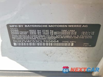 Zdjęcie 13 z 13 samochodu: 2012 BMW X5 XDRIVE35I VIN:5UXZV4C53CL765664 - miniatura