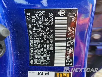 Zdjęcie 12 z 12 samochodu: 2021 TOYOTA COROLLA XSE VIN:JTDT4MCE5MJ067791 - miniatura