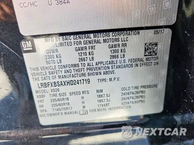 Zdjęcie 13 z 13 samochodu: 2017 BUICK ENVISION PREFERRED A VIN:LRBFXBSAXHD241719 - miniatura