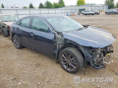 Czwarte zdjęcie samochodu z boku: 2020 HONDA CIVIC EXL VIN:19XFC1F77LE024013 - miniatura