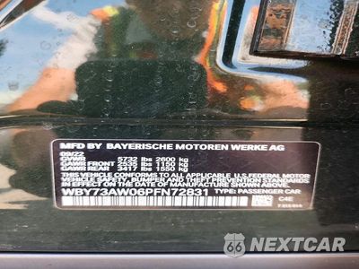 Zdjęcie 12 z 12 samochodu: 2023 BMW I4 EDRIVE 40 VIN:WBY73AW06PFN72831 - miniatura