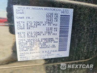 Zdjęcie 13 z 13 samochodu: 2023 INFINITI QX60 SENSORY VIN:5N1DL1GR9PC332266 - miniatura