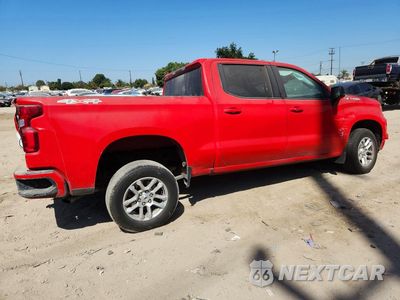 Trzecie zdjęcie samochodu z tyłu: 2023 CHEVROLET SILVERADO K1500 RST VIN:1GCUDEED6PZ331279 - miniatura