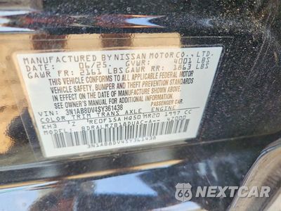 Zdjęcie 13 z 13 samochodu: 2025 NISSAN SENTRA SR VIN:3N1AB8DV4SY361438 - miniatura