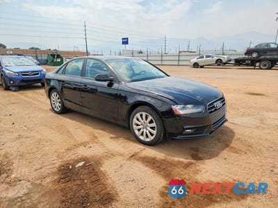 Czwarte zdjęcie samochodu z boku: 2014 AUDI A4 PREMIUM VIN:WAUBFAFL1EN026631 - miniatura