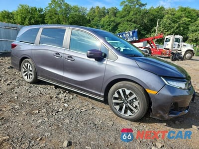 Czwarte zdjęcie samochodu z boku: 2026 HONDA ODYSSEY EXL VIN:5FNRL6H61TB071997 - miniatura