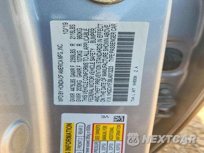 Zdjęcie 12 z 12 samochodu: 2020 HONDA ACCORD SPORT VIN:1HGCV1F39LA013223 - miniatura
