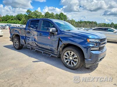Czwarte zdjęcie samochodu z boku: 2021 CHEVROLET SILVERADO C1500 RST VIN:3GCPWDED7MG123523 - miniatura