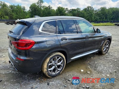 Trzecie zdjęcie samochodu z tyłu: 2021 BMW X3 XDRIVE30I VIN:5UXTY5C0XM9F18246 - miniatura
