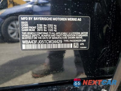 Zdjęcie 12 z 12 samochodu: 2026 BMW 530 I VIN:WBA43FJ05TCW34429 - miniatura