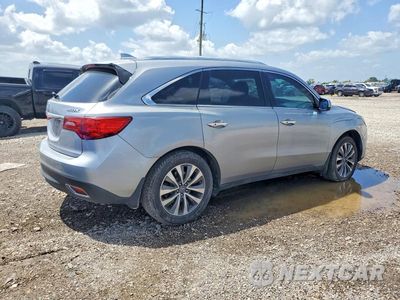 Trzecie zdjęcie samochodu z tyłu: 2016 ACURA MDX TECHNOLOGY VIN:5FRYD3H43GB012735 - miniatura