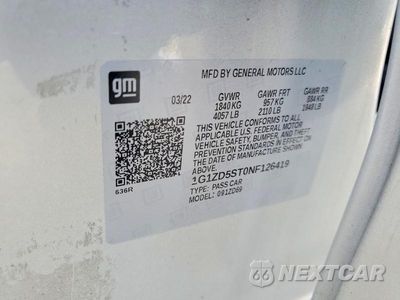 Zdjęcie 12 z 12 samochodu: 2022 CHEVROLET MALIBU LT VIN:1G1ZD5ST0NF126419 - miniatura