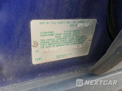 Zdjęcie 12 z 12 samochodu: 2003 SUBARU FORESTER 2.5X VIN:JF1SG63673H710676 - miniatura