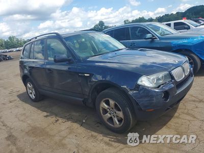 Czwarte zdjęcie samochodu z boku: 2007 BMW X3 3.0SI VIN:WBXPC93477WF14272 - miniatura