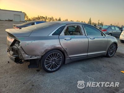 Trzecie zdjęcie samochodu z tyłu: 2016 LINCOLN MKZ HYBRID VIN:3LN6L2LU6GR611202 - miniatura