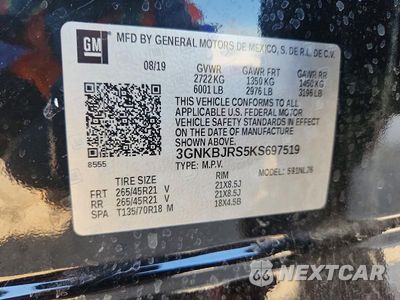 Zdjęcie 13 z 13 samochodu: 2019 CHEVROLET BLAZER RS VIN:3GNKBJRS5KS697519 - miniatura