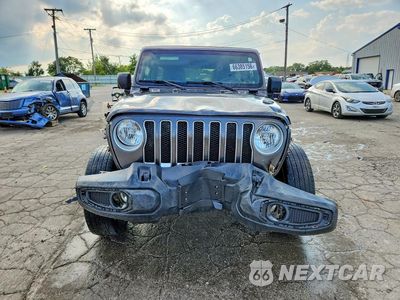 Piąte zdjęcie samochodu w środku: 2021 JEEP WRANGLER UNLIMITED SAHARA VIN:1C4HJXEN9MW573267 - miniatura