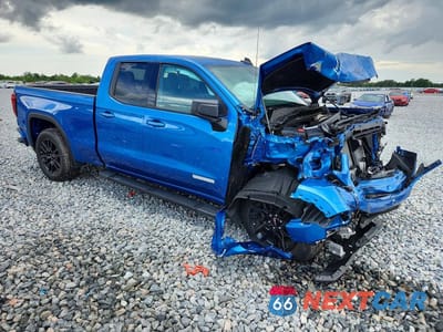 Czwarte zdjęcie samochodu z boku: 2023 GMC SIERRA C1500 ELEVATION VIN:1GTRHCEK5PZ194381 - miniatura