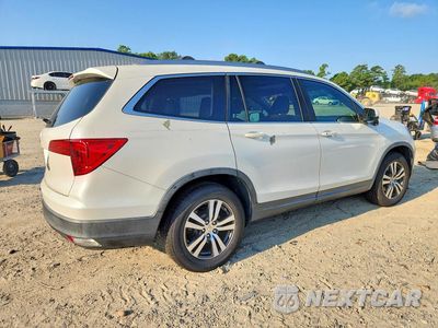 Trzecie zdjęcie samochodu z tyłu: 2017 HONDA PILOT EXL VIN:5FNYF5H55HB006484 - miniatura