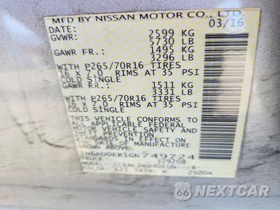 Zdjęcie 12 z 12 samochodu: 2016 NISSAN FRONTIER SV VIN:1N6AD0ER1GN749724 - miniatura