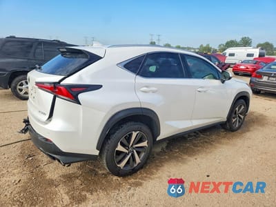 Trzecie zdjęcie samochodu z tyłu: 2019 LEXUS NX 300 BASE VIN:JTJBARBZ8K2187207 - miniatura
