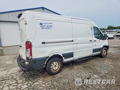 Trzecie zdjęcie samochodu z tyłu: 2018 FORD TRANSIT T-150 DELIVERY VAN VIN:1FTYE2CM9JKA07663 - miniatura