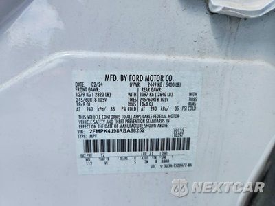 Zdjęcie 14 z 14 samochodu: 2024 FORD EDGE SEL VIN:2FMPK4J98RBA88252 - miniatura