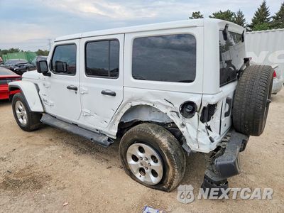 Drugie zdjęcie samochodu z przodu: 2018 JEEP WRANGLER UNLIMITED SAHARA VIN:1C4HJXEN2JW196017 - miniatura