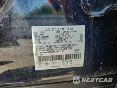 Zdjęcie 14 z 14 samochodu: 2021 FORD EXPLORER XLT VIN:1FMSK8DH2MGB21297 - miniatura