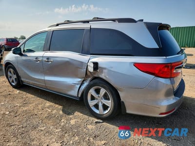 Drugie zdjęcie samochodu z przodu: 2019 HONDA ODYSSEY EXL VIN:5FNRL6H79KB085279 - miniatura