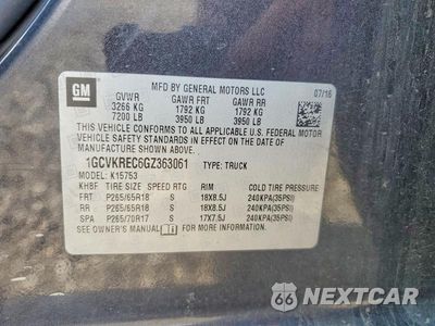 Zdjęcie 13 z 13 samochodu: 2016 CHEVROLET SILVERADO K1500 LT VIN:1GCVKREC6GZ363061 - miniatura
