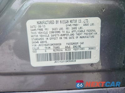 Zdjęcie 12 z 12 samochodu: 2013 INFINITI G37 SEDAN X VIN:JN1CV6AR1DM356828 - miniatura
