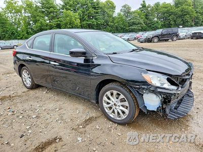 Czwarte zdjęcie samochodu z boku: 2018 NISSAN SENTRA SV VIN:3N1AB7AP3JL650984 - miniatura
