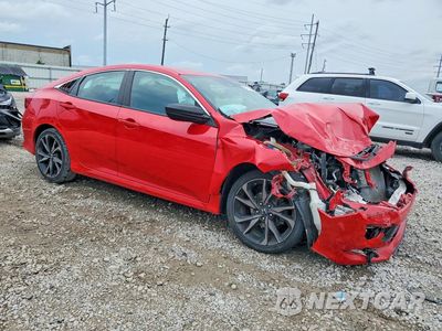 Czwarte zdjęcie samochodu z boku: 2020 HONDA CIVIC SPORT VIN:2HGFC2F81LH568513 - miniatura