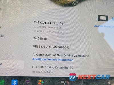 Zdjęcie 9 z 13 samochodu: 2021 TESLA MODEL Y VIN:5YJYGDEE4MF097043 - miniatura