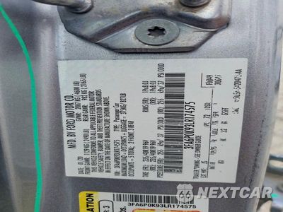Zdjęcie 13 z 13 samochodu: 2020 FORD FUSION TITANIUM VIN:3FA6P0K93LR174575 - miniatura