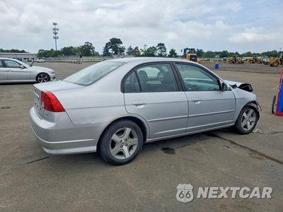 Trzecie zdjęcie samochodu z tyłu: 2004 HONDA CIVIC EX VIN:2HGES26784H589995 - miniatura
