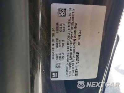 Zdjęcie 13 z 13 samochodu: 2016 CHEVROLET CAMARO SS VIN:1G1FH1R77G0183540 - miniatura