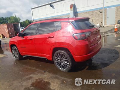 Drugie zdjęcie samochodu z przodu: 2022 JEEP COMPASS LIMITED VIN:3C4NJDCB5NT224639 - miniatura