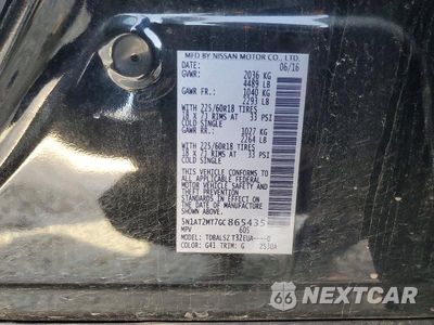 Zdjęcie 13 z 13 samochodu: 2016 NISSAN ROGUE SL VIN:5N1AT2MT7GC865435 - miniatura