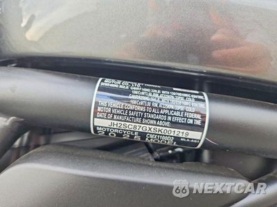 Zdjęcie 9 z 9 samochodu: 2025 HONDA CMX1100 D2 VIN:JH2SC87GXSK001219 - miniatura